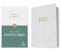 Santa Biblia NTV, Edición premio y regalo (ViniPiel, Blanco, Letra Roja) (Spanish Edition) B0HNF7CS1H Book Cover