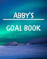 Abby's Goal Book: New Year Planner Goal Journal Gift for Abby / Notebook / Diary / Unique Greeting Card Alternative 1677106166 Book Cover