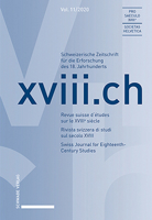 XVIII.Ch Vol. 11/2020: Lavater Vernetzt Gelehrtenrepublik Und Digital Humanities 3796541828 Book Cover