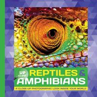 Reptiles & Amphibians: A close-up photographic look inside your world 1633221660 Book Cover
