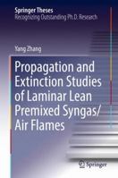 Propagation and Extinction Studies of Laminar Lean Premixed Syngas/Air Flames 9811351821 Book Cover