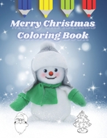 Merry Christmas Coloring Book: For Kids all Ages B08P29DCRH Book Cover