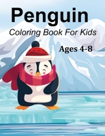 Penguin Coloring Book For Kids Ages 4-8: Penguin In New York B0CGL3JWS3 Book Cover