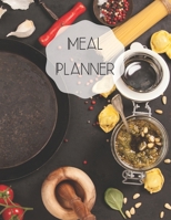 Meal Planner: Track and plan your food weekly, contains shopping list 1711635553 Book Cover