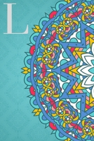 L: Monogram Journal/Mandala Art 1696404789 Book Cover