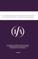 Tax Consequences of Pension Provision for the Internationally Transferred Employee 9065444386 Book Cover