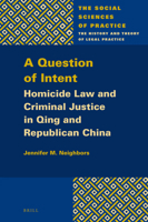 A Question of Intent 9004330151 Book Cover