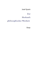 Zur Herkunft philosophischer Weisheit: Essay (German Edition) 3384843789 Book Cover