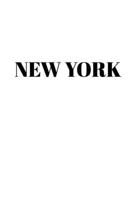 New York Hardcover White Decorative Book for Decorating Shelves, Coffee Tables, Home Decor, Stylish World Fashion Cities Design 1951373073 Book Cover