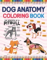 Dog Anatomy Coloring Book: Dog Anatomy Coloring Book for Kids & Adults. The New Surprising Magnificent Learning Structure For Veterinary Anatomy B08WJPL9ZG Book Cover