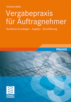 Vergabepraxis Fur Auftragnehmer: Rechtliche Grundlagen - Angebot - Durchfuhrung 3834815004 Book Cover