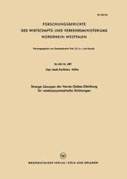 Strenge Losungen Der Navier-Stokes-Gleichung Fur Rotationssymmetrische Stromungen 3663064069 Book Cover