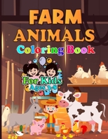 Farm Animal Coloring Book For Kids 3-8: Animals Coloring Book For Kids Great Gift For Boys & Girls.50 Beautiful Coloring Pages. B09SP9P2C1 Book Cover