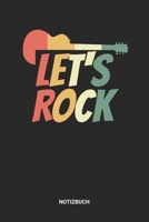 Notizbuch: A5 Notizheft mit punktierten Linien f�r Retro Vitage Gitarre Freunde. Ideales Let's Rock Journal oder Notizbuch. Perfektes Tagebuch oder Taschenbuch als Geschenk f�r alle Gitarristen und Gi 1699230994 Book Cover