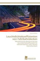 Leuchtdichtekoeffizienten Von Fahrbahndecken 3838131258 Book Cover