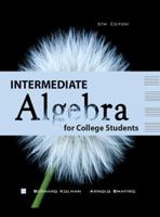 Intermediate Algebra for College Students 6/e 1602298815 Book Cover