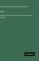 Saffo: Tragedia lirica in tre parti, Teatro La Fenice in Venezia (Italian Edition) 3563230722 Book Cover