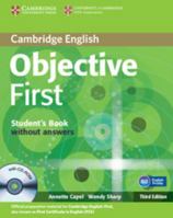 Objective First Student's Book Without Answers [With CDROM] 0521178789 Book Cover