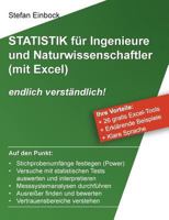 Statistik für Ingenieure und Naturwissenschaftler (mit Excel): Datenanalyse und Versuchsplanung für die Praxis 3748108141 Book Cover
