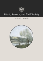 Ritual, Secrecy, and Civil Society: Vol. 10, No. 1, Spring 2023 1637238452 Book Cover