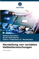 Herstellung von variablen Halbleitermischungen 6207321979 Book Cover