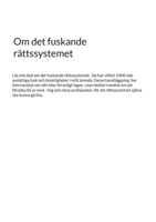Om det fuskande rättssystemet (Swedish Edition) 918097189X Book Cover