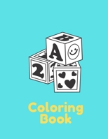 coloring book: high-quality black&white Alphabet coloring book for kids. Toddler ABC coloring book 1659613817 Book Cover