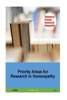 Priority Areas for Research in Homeopathy V 1.3 150772375X Book Cover