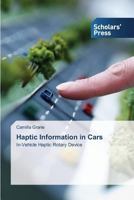 Haptic Information in Cars 3639510968 Book Cover