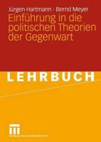 Einführung in die politischen Theorien der Gegenwart 3531149091 Book Cover