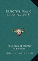 Effective Public Speaking 1164629034 Book Cover