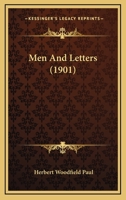 Men & Letters 1165488167 Book Cover