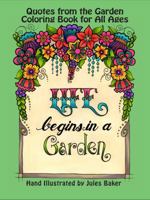 Quotes from the Garden Coloring Book: Coloring Book for Adults and All Ages 0997267607 Book Cover