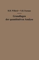 Grundlagen Der Quantitativen Analyse: Theorie Und Praxis 3709136431 Book Cover