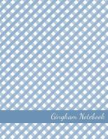 Gingham Notebook : Pink Cover 120 Pages College Ruled 1725052008 Book Cover