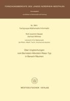 Uber Ungleichungen Vom Bernstein-Nikolskii-Riesz-Typ in Banach Raumen 3531028413 Book Cover