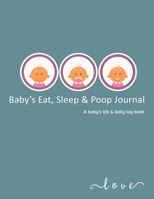 Baby's Daily Log Book: baby activity tracker | Record Sleep, Feed, Diapers,Baby's Eat, Sleep & Poop Journal, Log Book and baby immunization record book (Baby tracker journal for newborns) 1673895107 Book Cover