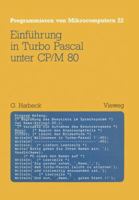 Einfuhrung in Turbo Pascal Unter Cp/M 80 3528044403 Book Cover
