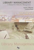Library Management: A Manual for Effective Management 8170004179 Book Cover
