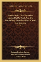 Einleitung in Die Allgemeine Geschichte Der Welt ... 1166069346 Book Cover