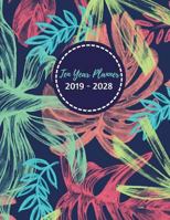Ten Year Planner 2019 - 2028 Lush: 2019-2028 Monthly Schedule Organizer - Agenda Planner for the Next Ten Years/120 Months Calendar - 8.5 X 11 Inches 1722798181 Book Cover