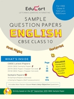 CBSE Sample Question Papers Class 10 English for February 2020 Exam 9387806502 Book Cover