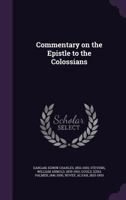 Commentary on the Epistle to the Colossians 3337379079 Book Cover