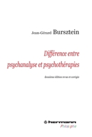 Différence entre psychanalyse et psychothérapies 2705682384 Book Cover
