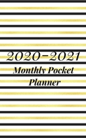 2020-2021 Monthly Pocket Planner: A classic 2-year Monthly Small Purse Calendar Planner- January - December 2020-2021 Notebook Journal Diary For To do list Planners, Address book, And Academic Agenda  1695309138 Book Cover