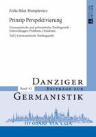 Prinzip Perspektivierung: Germanistische Und Polonistische Textlinguistik - Entwicklungen, Probleme, Desiderata- Teil I: Germanistische Textling 3631645775 Book Cover