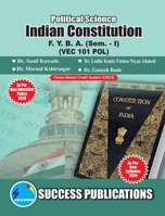 Indian Constitution(F.Y.B.A, Sem.-I) SPPU-Text(English) 8119939921 Book Cover