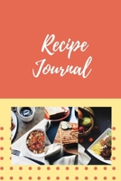 Recipe Journal Organizer / Cookbook To Write In Your Favourite Recipes ( 6x9 105 pages softcover ) 1712165607 Book Cover