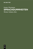 Sprachdummheiten 3112341058 Book Cover