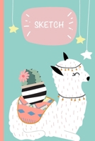 Sketch: A Magical Unicorn Sketch Book for fans of Cupcakes, Doodles, Llamas, Caticorns and Rainbows A Fun Art book for Elementary, Middle School and High School Girls 1676543848 Book Cover